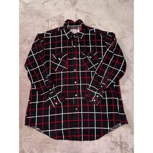 Vintage H Bar C Mens California Ranchwear‎ Western Shirt USA Size 17.5